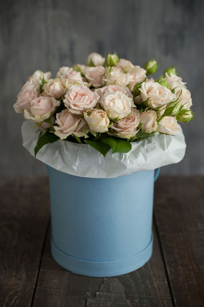 свадебная коробка XL с пионами для церемонии в Краснодаре