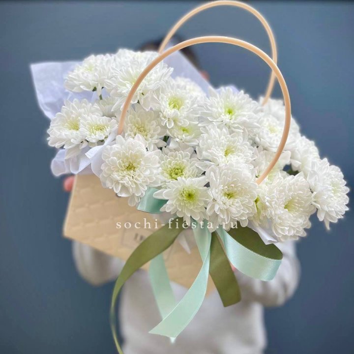 Сумочка с хризантемами в Краснодаре