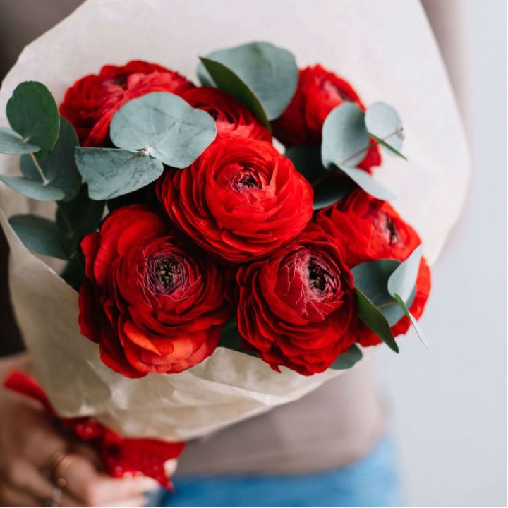 Букет ранункулюсов  в Краснодаре