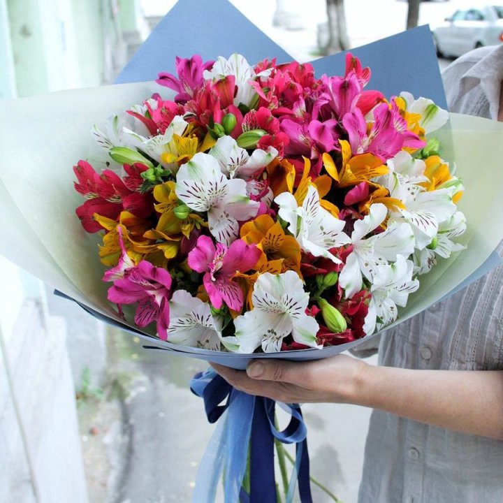 Микс альстромерий в Краснодаре