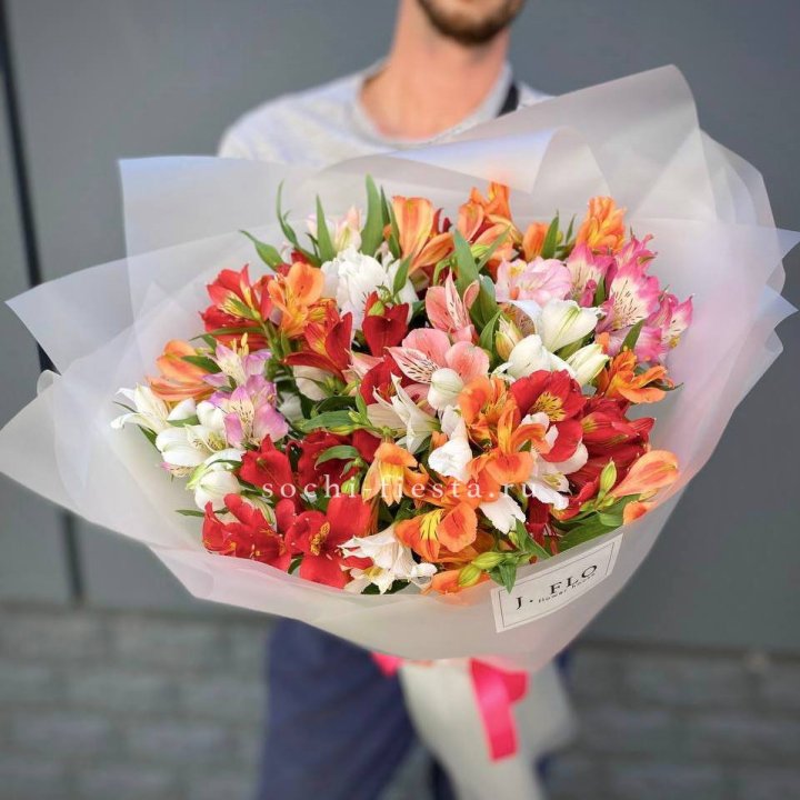 Микс альстромерий №5 в Краснодаре