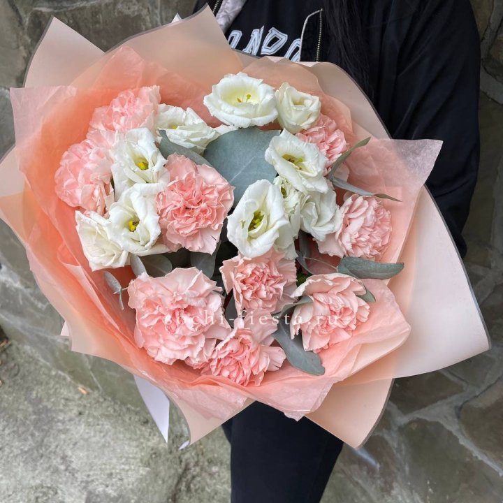  Букет диантусов "Пич" в Краснодаре