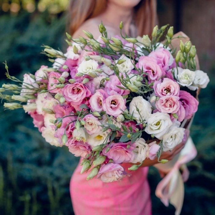 Букет эустом №1  в Краснодаре