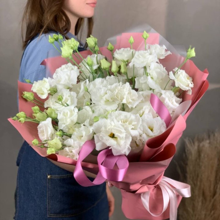 Букет эустом "Пудра" в Краснодаре