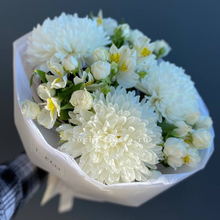 Букет из хризантем "Миранда" в Краснодаре
