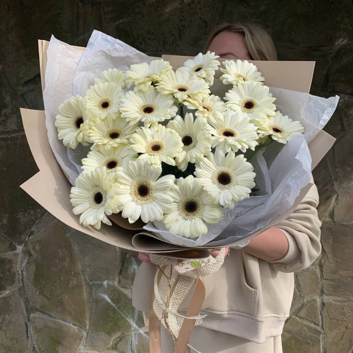 Букет голландских гербер "Шейн"" в Краснодаре