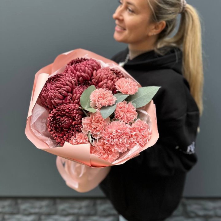 Дуо диантусы и бигуди в Краснодаре