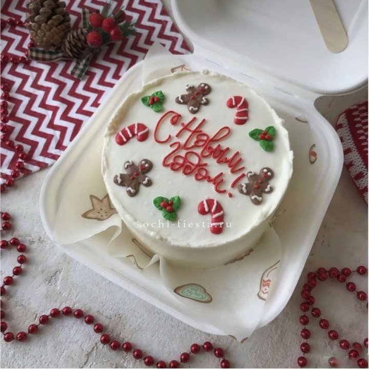 Бенто-торт "С Новым Годом!" в Краснодаре