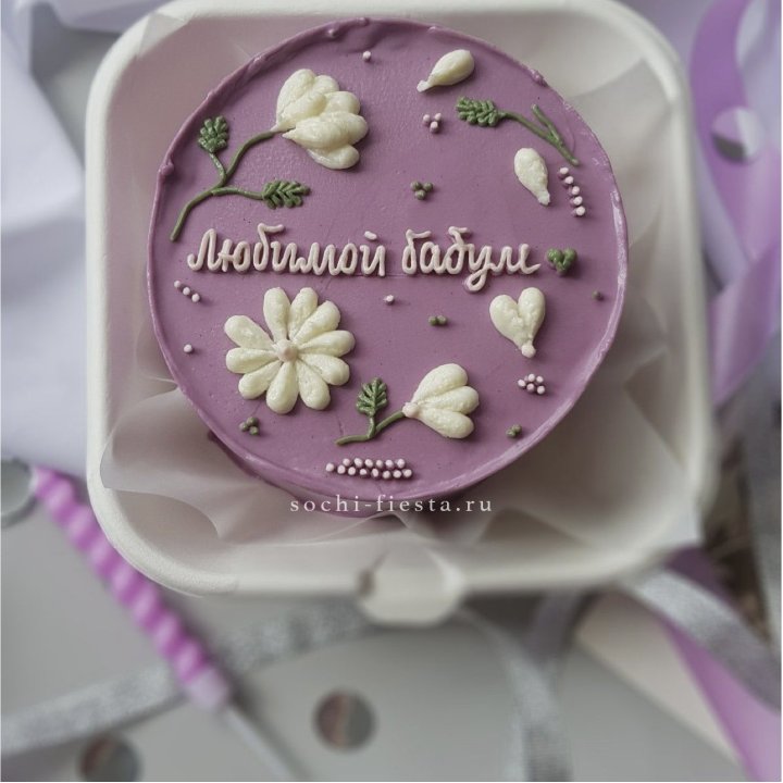 Бенто-торт "Любимой бабуле" в Краснодаре