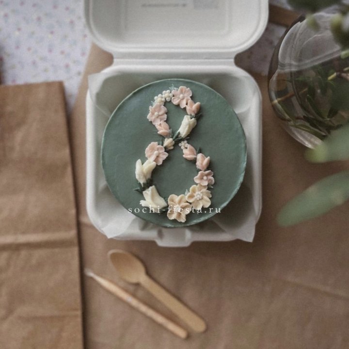 Бенто-торт "8 марта" green  в Краснодаре