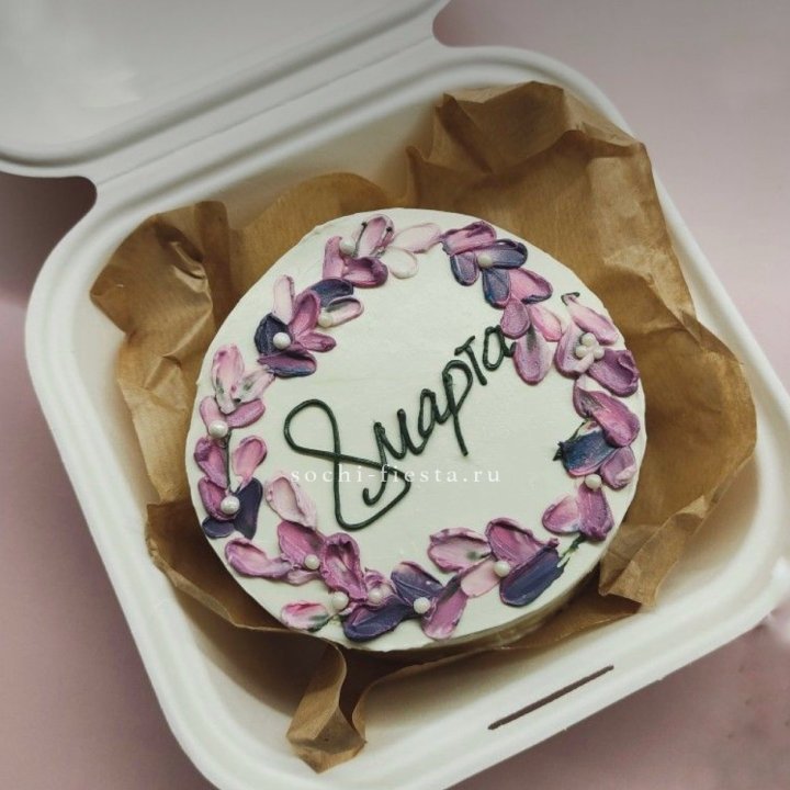 Бенто-торт "8 марта цветы"  в Краснодаре