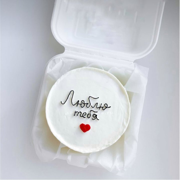 Бенто-торт "Люблю Тебя"  в Краснодаре