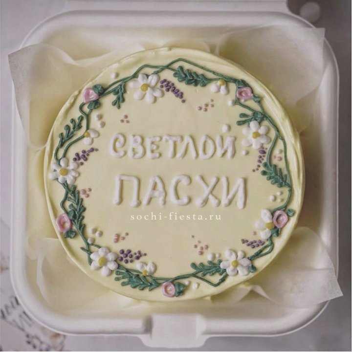 Бенто-торт "Светлой Пасхи" 2 в Краснодаре