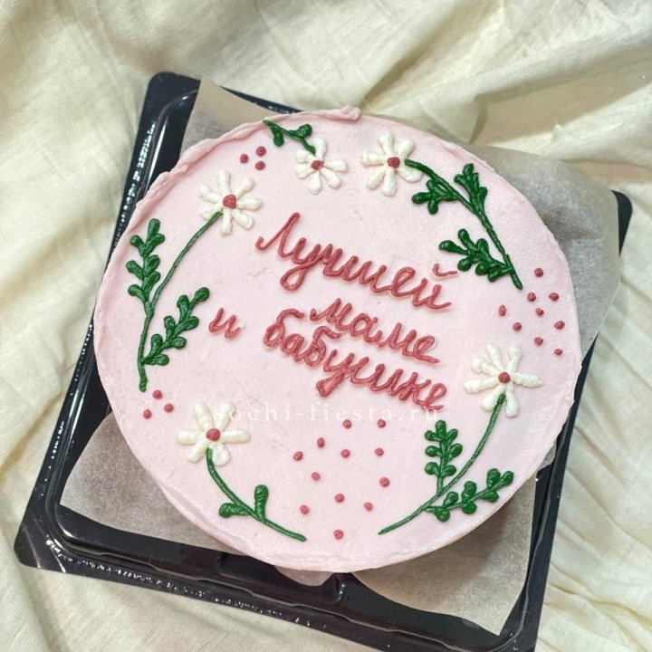 Бенто-торт "Лучшей маме и бабушке"  в Краснодаре