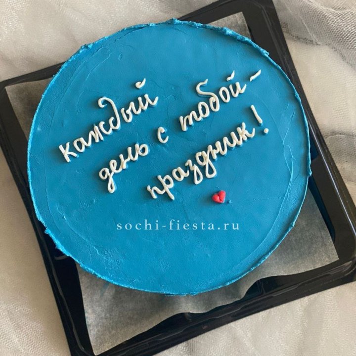 Бенто-торт "Каждый день с тобой праздник"  в Краснодаре