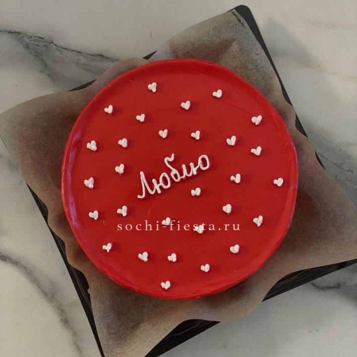 Бенто-торт "Люблю" в Краснодаре