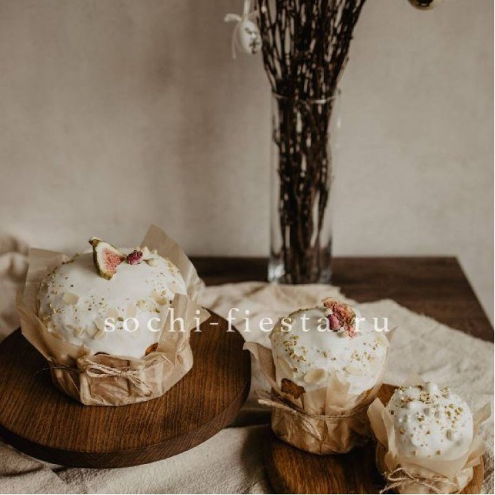 Кулич мини с изюмом в Краснодаре