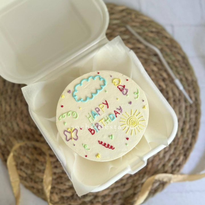 Бенто-торт "С днем рождения!"  в Краснодаре