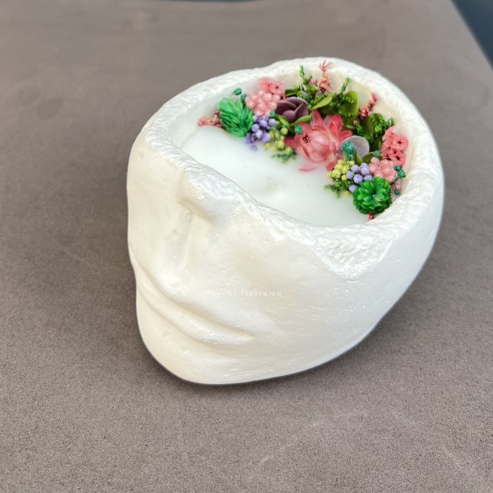 Свеча ароматическая в гипсе  в Краснодаре