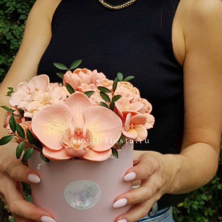 Шоколадный букет Орхидей в Краснодаре