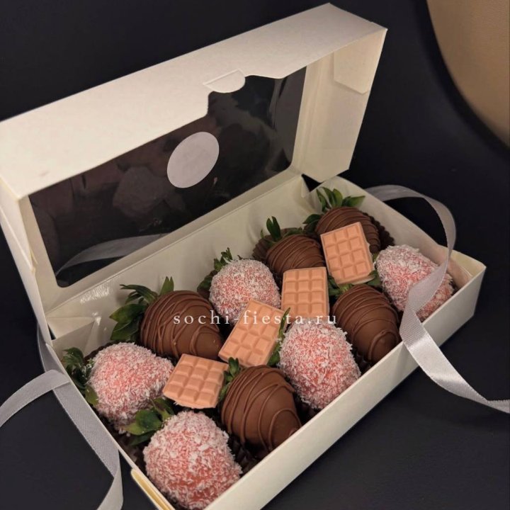 Клубника в шоколаде 10 ягод №2 в Краснодаре