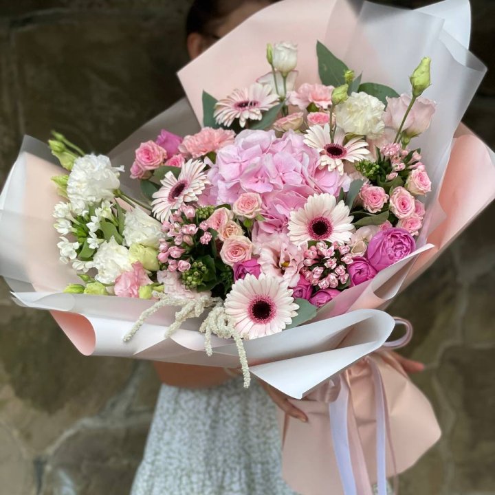 Авторский букет Пич в Краснодаре