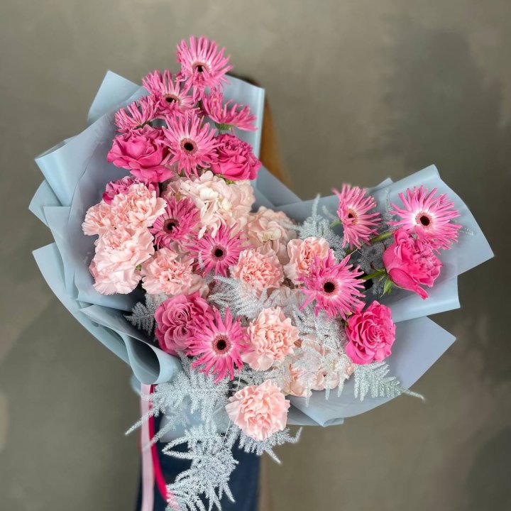 Дизайнерский букет "Свит хаер" в Краснодаре