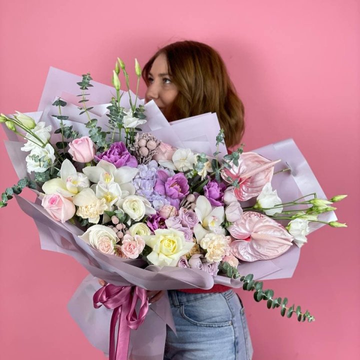 Дизайнерский букет "Вероника" в Краснодаре