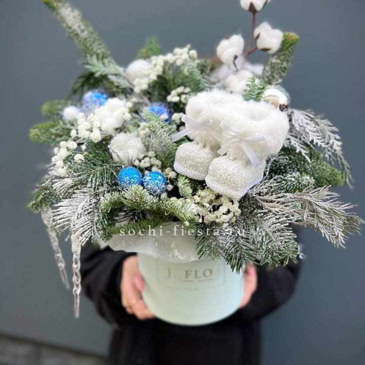 Новогодний бокс "Ботс блю" в Краснодаре