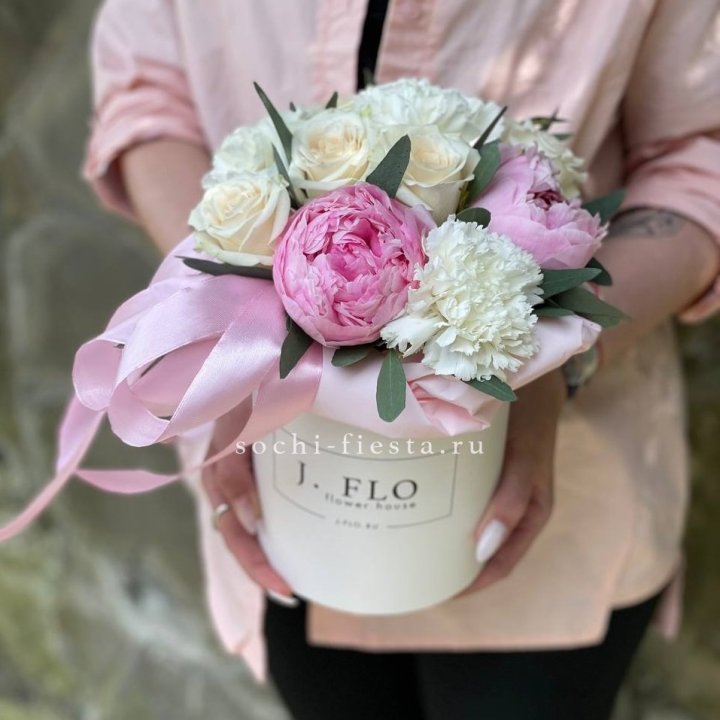 Цветочный бокс мини №2 в Краснодаре