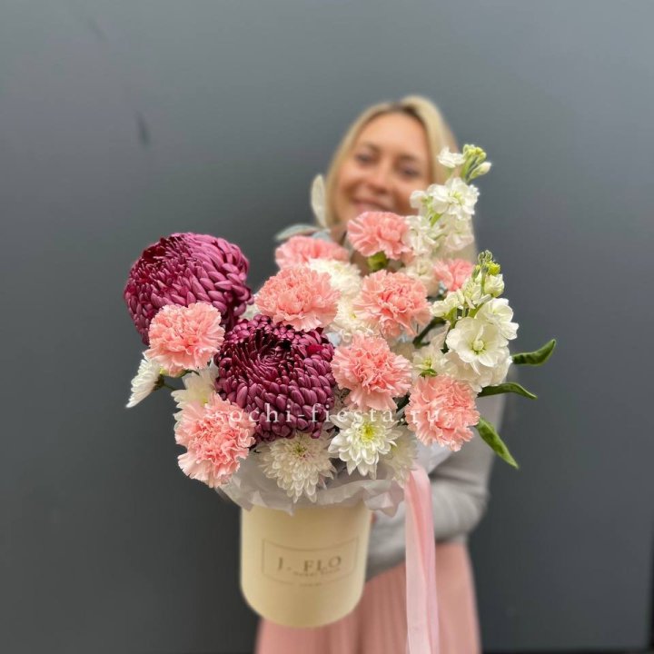 Цветочный бокс №4 в Краснодаре