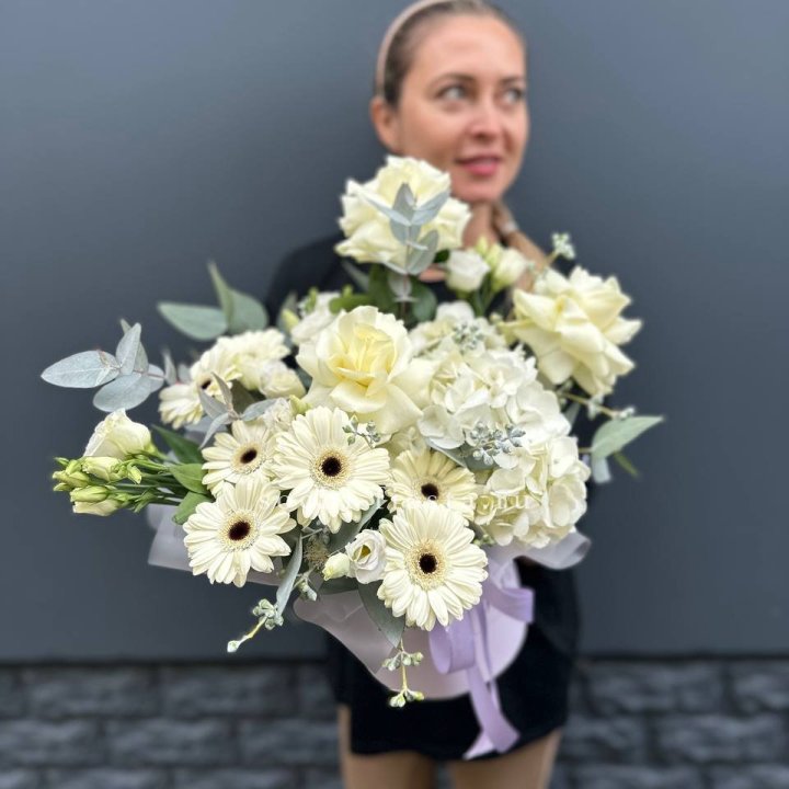 Цветочный бокс "Лавандовый сон" в Краснодаре