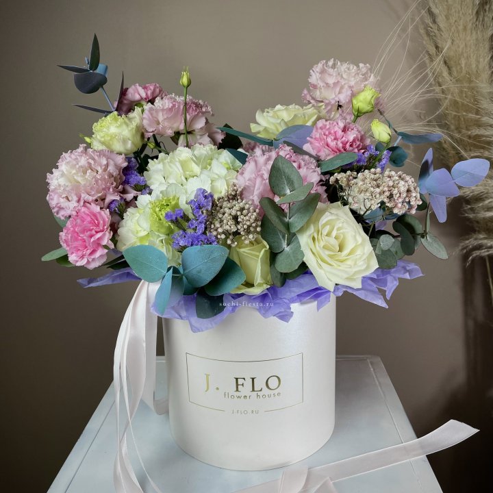 Цветочная коробка "Ода" в Краснодаре