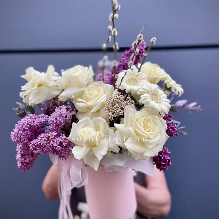 Цветочный бокс "Светлое Воскресенье" в Краснодаре