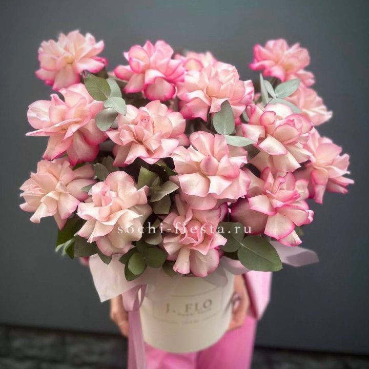 17 Французских  роз Венди в боксе в Краснодаре