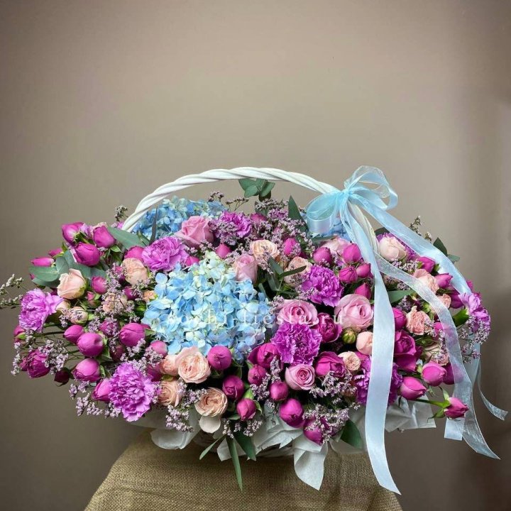 Авторская корзина "Лавандерия" в Краснодаре