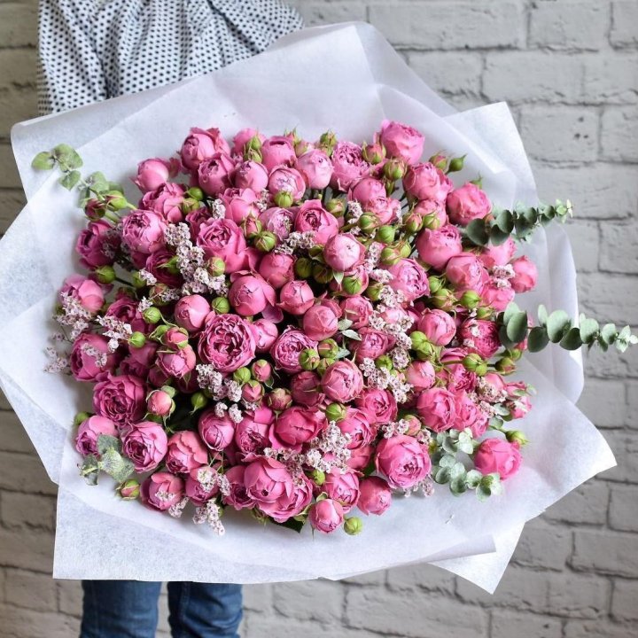 51 кустовая роза в Краснодаре