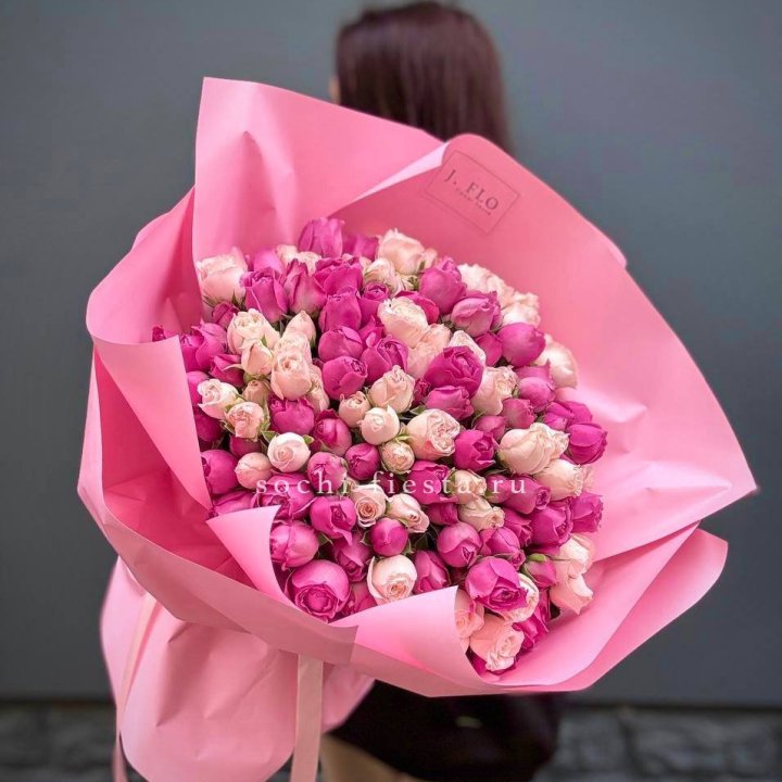 51 кустовая роза  в Краснодаре