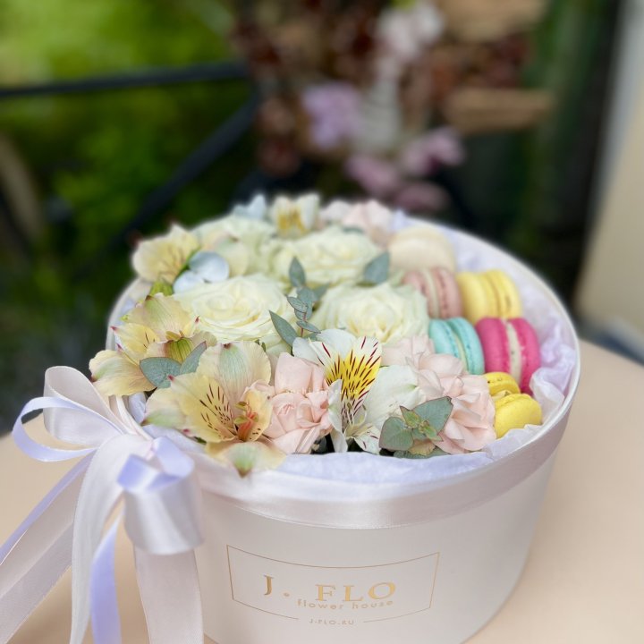 Цветочный бокс "Ника" в Краснодаре