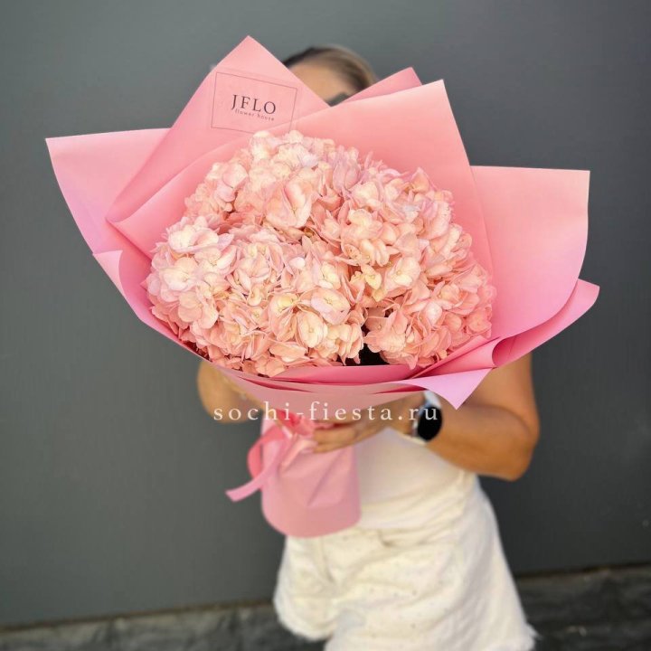 Букет гортензий "Крем" в Краснодаре