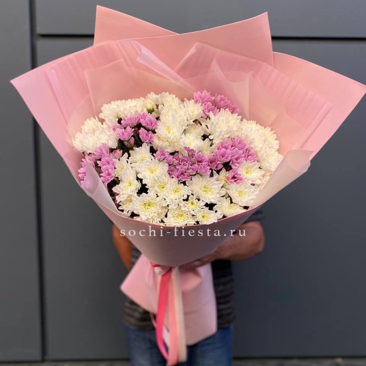  Букет хризантем- гигант  в Краснодаре