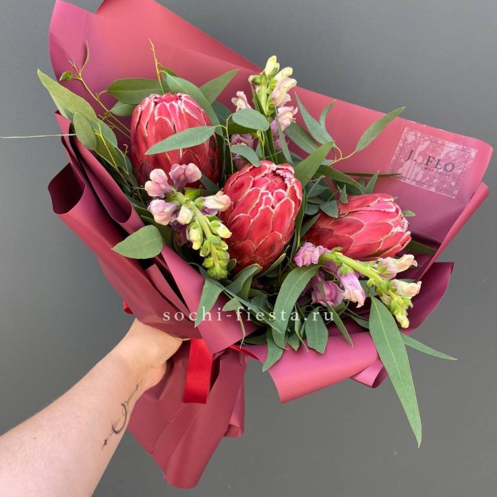 Букет из протеи "Квин" в Краснодаре