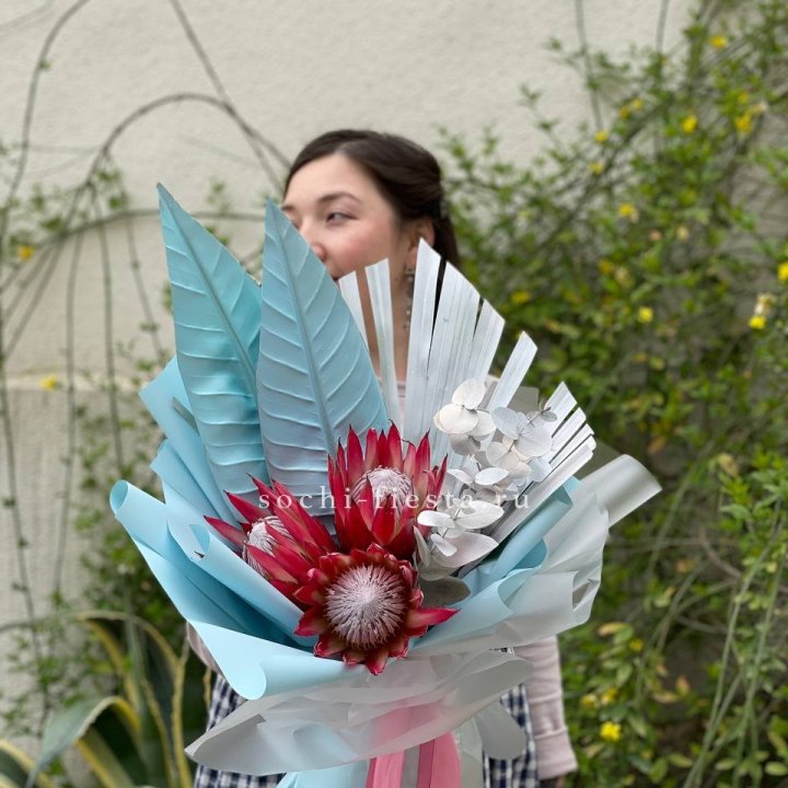 Букет из протеи "Клеопатра-2" в Краснодаре