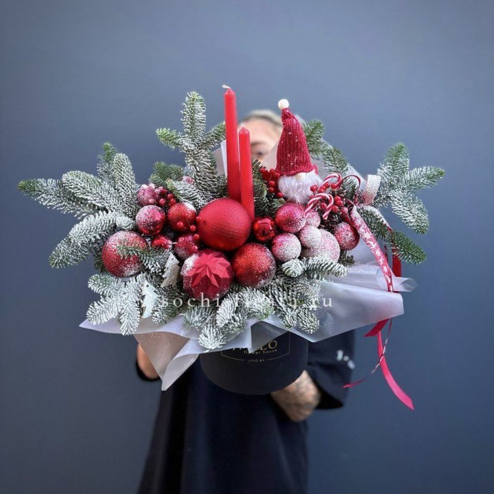 Композиция "Мери крисмас ред" в Краснодаре