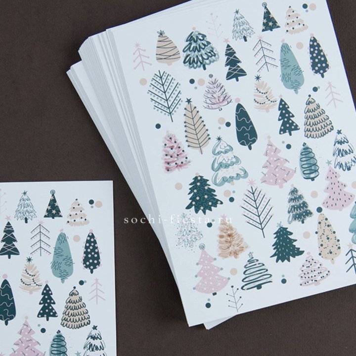 Открытка к букету "Елки" в Краснодаре