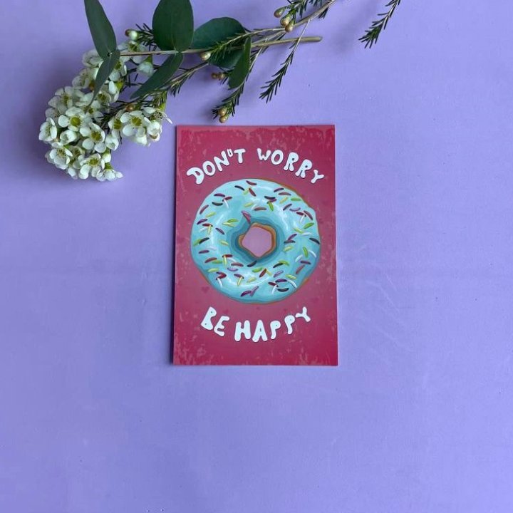 Открытка к букету "Не волнуйся..." в Краснодаре