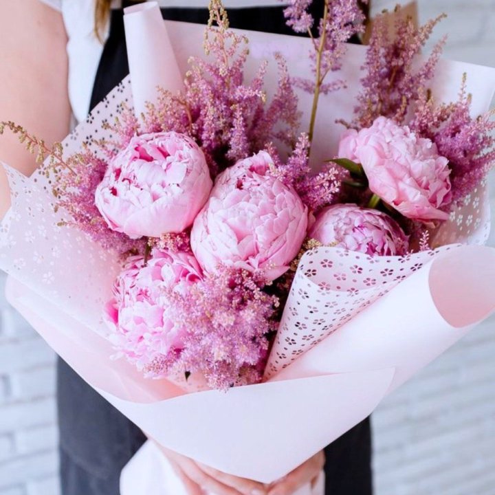 Букет пионов "Мелиса" в Краснодаре