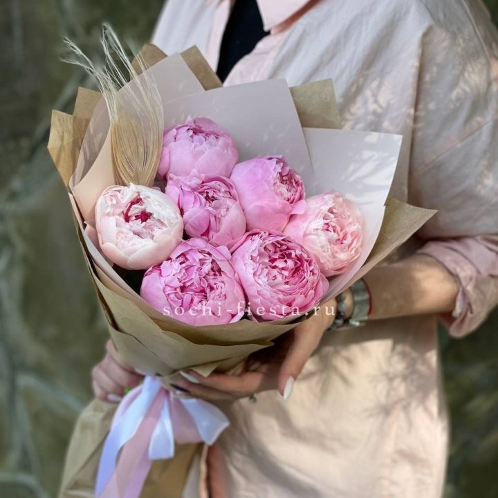 Букет пионов "Венди" в Краснодаре