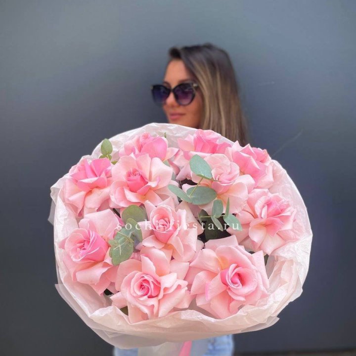 Букет роз "Минифу" в Краснодаре