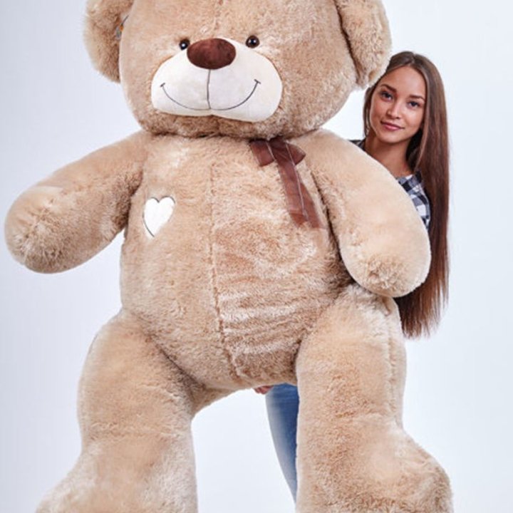 Бурый плюшевый мишка большой в Краснодаре